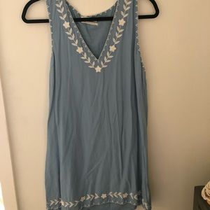 Urban Outfitters sleeveless embroidered dress